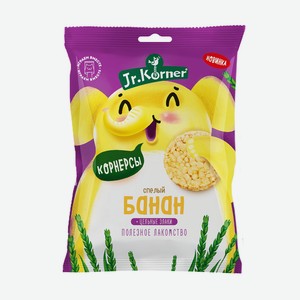 Хлебцы Jr.Korner мини хрустящие рисовые с бананом 30г