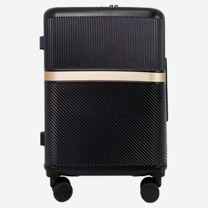 Чемодан жесткий Airport Черный 8 колес, р M
