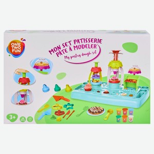 Набор для лепки ONE TWO FUN, 28 предметов