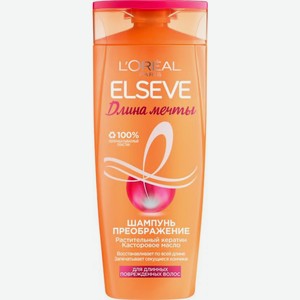 Шампунь L Oreal Paris Elseve Длина мечты Преображение 400мл, 400 мл