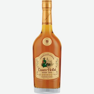 Коньяк Саят Нова 5 звезд армянский 40% 0.5л, 500 мл