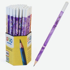 Карандаш ч/гр sivo marble тв hb упаковка 72шт дисплей артsv-6011m06 601106001