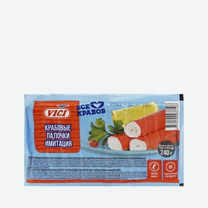 Крабовые палочки Vici замороженные имитация, 240 г