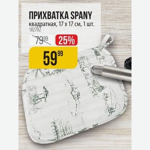 ПРИХВАТКА SPANY квадратная, 17 х 17 см, 1 шт.