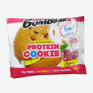 Печенье Bombbar протеиновое вишня 40г