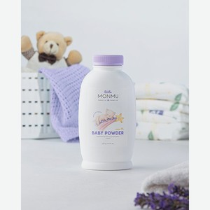 Присыпка MONMU гипоаллергенная для малышей 0+ цинк 1% в формуле нежная защита 125 г