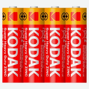 Батарейки Kodak R6 AA, 4 шт