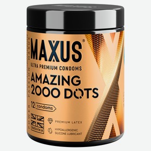 презервативы Maxus amazing точечные Чехия, 12 шт