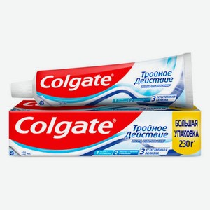 Зубная паста Colgate Тройное действие Китай, 150 мл