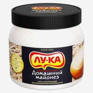 Майонез «Лу-Ка» Домашний натуральный 67% охлажденный, 420 мл