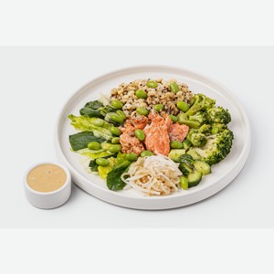 Боул с неркой  Терияки , булгуром, киноа и медово-горчичным соусом 200 г