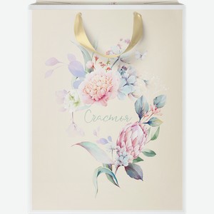 Пакет подарочный CITY HOME TRADE Special Flower 41х31х10см, 1шт