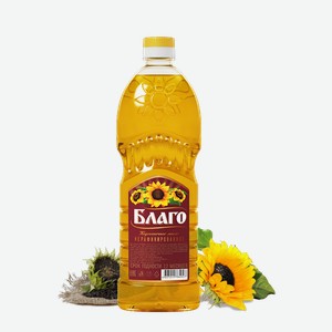 Масло Подс. Благо Нераф. 0.65л