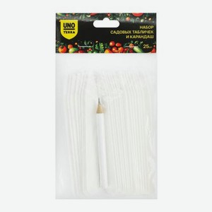 Набор табличек с карандашом Uno Terra Markes 25шт