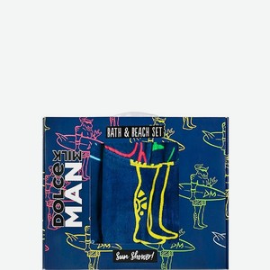 DOLCE MILK Набор 260 MAN Серфинг халат и полотенце, 2 шт.