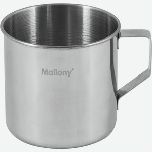 Кружка FONTE, объем 500 мл, из нержавеющей стали с загнутыми