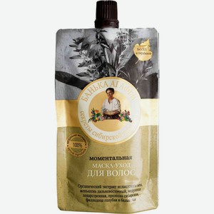 Маска-уход для волос моментальная Банька Агафьи