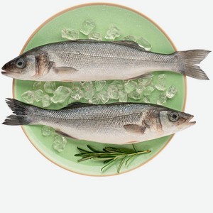 Сибас тушка с кожей охлаждённый чищенный, Цена за 1 кг