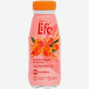 Напиток растительный ЛЕНТА LIFE Йогуртный облепиха, 250г