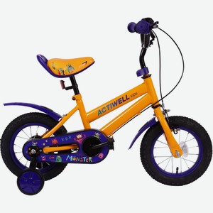 Велосипед детский ACTIWELL 12дюйм оранж./синий KID-ST12, Китай