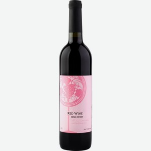 Вино RED WINE кр. п/сл., Россия, 0.7 L