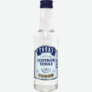 Настойка ГОЛУБОЙ ТОПАЗ горькая алк.38%, Россия, 0.25 L