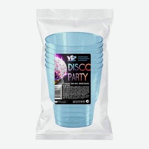 Одноразовый стакан Кристалл ИнтроПластика 200мл 6шт