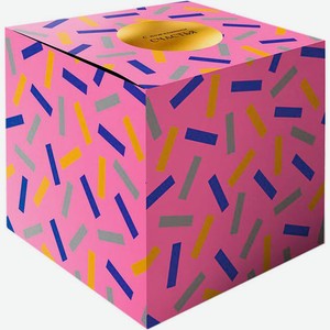 Коробка АртДизайн подарочная складная КУ10 110*110*100мм в ассортименте