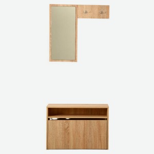 Прихожая Визит дуб сонома, 75х18х180 см