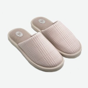 Тапочки женские LuckyLand с закрытым носом бежевые, р. 37 в ассортименте