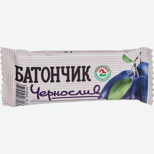 Батончик Здоровая Математика фруктовый на основе чернослива 30г, 30 г