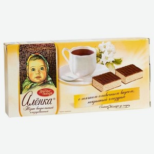 Торт вафельный Алёнка 250 г (Красный Октябрь)