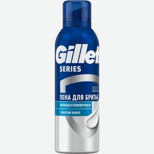 Пена Gillette Series питающая и тонизирующая для бритья 200мл, 200 мл