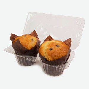 Маффин Ашан ягодный 340г, 2 шт