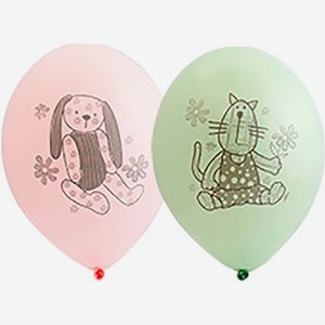 Шары в наборе Европа Уно Трейд Зверюшки-Игрушки 36см 5шт