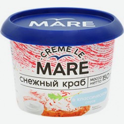 Крабовое Мясо Балтийский Берег Крем Ле Маре, Снежный Краб В Классическом Соусе, 150 Г