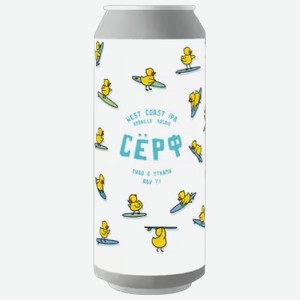 Пиво Magic Mess Серф IPA светлое 0,45 л ж/б