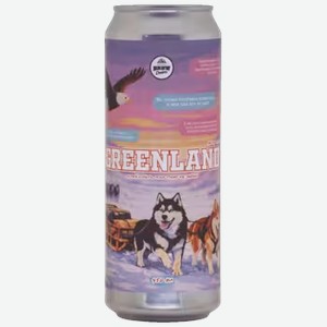 Пиво Brew Dealers Greenland светлое 0,45 л ж/б