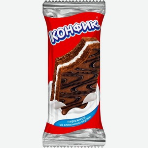 Пирожное Confestory Конфик бисквитное с какао и сливочным вкусом 30г
