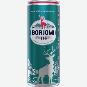 Вода минеральная BORJOMI, 0.33л