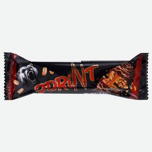 Шоколадный батончик СПРИНТ мягкая карамель и арахис в шоколадной глазури,50г,в шоубоксе, ш/к 35062