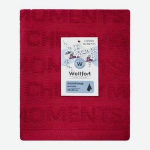 Полотенце махровое Wellfort 30*50см Cherry в ассортименте