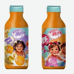 Пена для ванны меняющая цвет набор аромат банан и жвачка