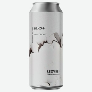 Напиток пивной «Бакунин» Сладкий стаут нефильтрованный 6,5%, 450 мл