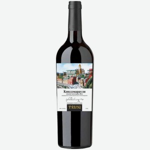 Вино Trioni Киндзмараули красное полусладкое 11% 750мл, 750 мл