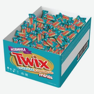 Конфеты Twix Minis Солёная карамель вес 200 г
