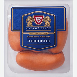 Шпикачки Чешские, Омский Бекон, 400 Г