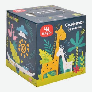 Бумажные салфетки BabyGo Funny Jungle 100 шт.