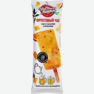 Чай ЧИСТАЯ ЛИНИЯ замороженный с манго/маракуйей и кусочками апельсина, Россия, 50 г