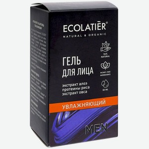 Гель для лица Ecolatier увлажняющий мужской, 50мл